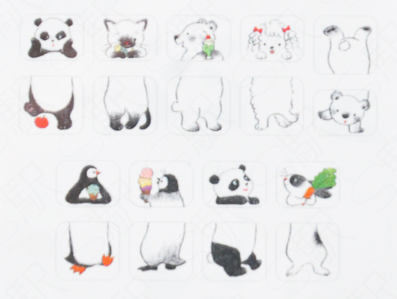 Bande Washi Roll Sticker [BDA784] - Shirokuro Sandwich